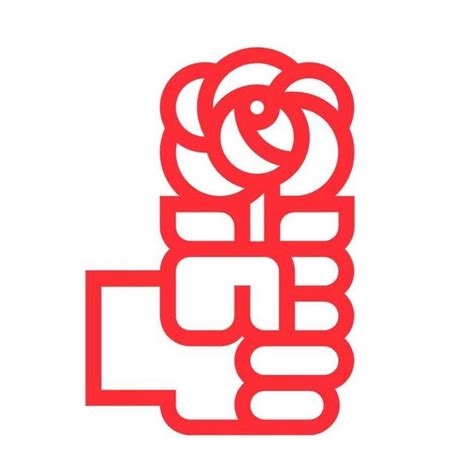 Símbolo del puño y la rosa socialista PSOE 2 Visual branding