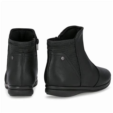 Bota Feminina Cano Curto Sandy Preto Piccadilly Karina Calçados