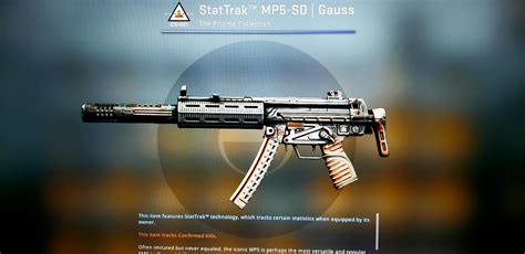 StatTrak MP5 SD Gauss R Csgo