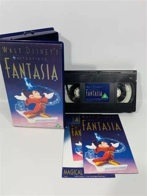 WALT DISNEY FANTASIA VHS Video Tape With Inserts 6 99 PicClick UK