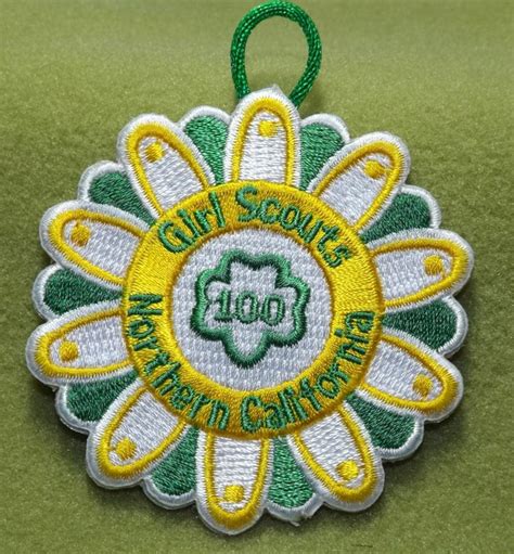 Girl Scouts Northern California 100th Anniversary Patch Ornament Thank