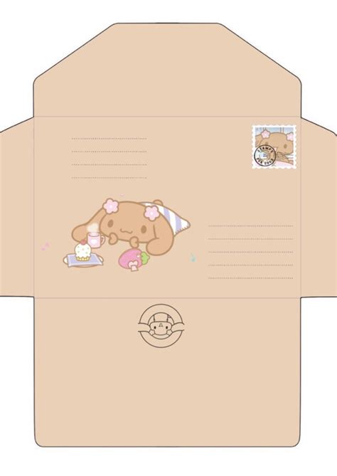 Envelope Design Template Envelope Template Printable Kawaii Envelopes