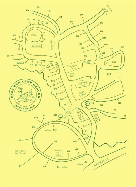 Campground Map – Deer Run Campground