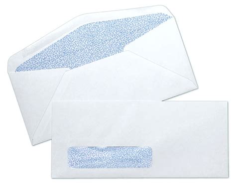 #9 24lb White Wove Standard Window Blue Inside Tint | Commercial Envelopes | Paoli Envelope