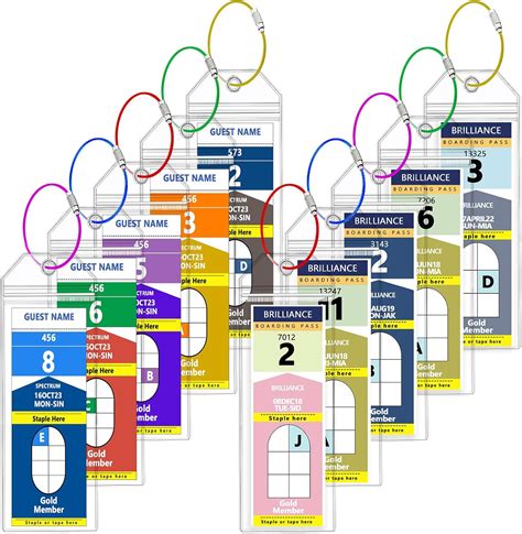 Amazon.com | 10 Pack Cruise Luggage Tags Holder for Royal Caribbean