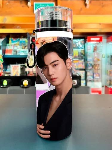 Termo Botella Cilindro De Cha Eun Woo De Astro Ml En Venta En