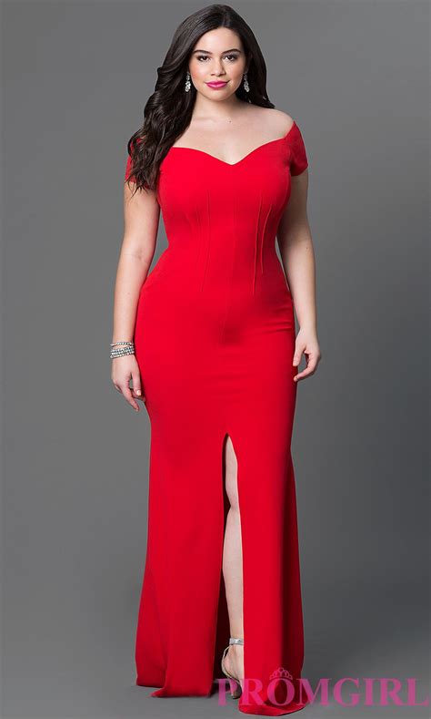 Style Sy Ixd2676vp Front Image Plus Size Prom Dresses Long Red