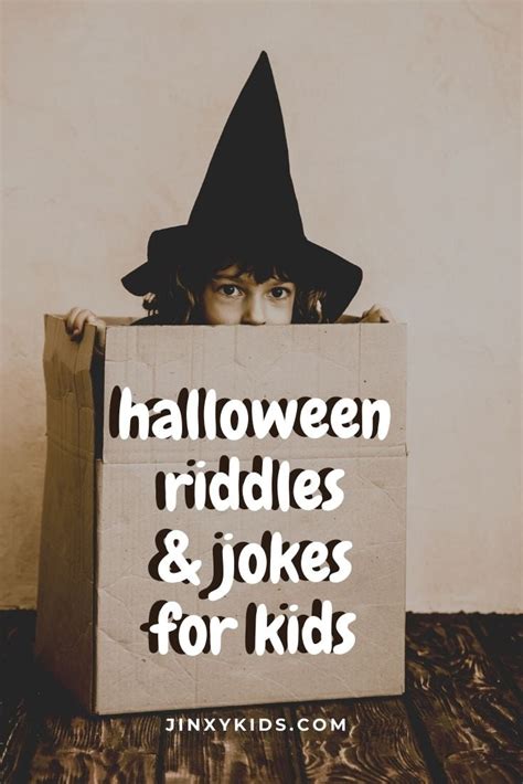 Halloween Riddles and Jokes for Kids - Jinxy Kids