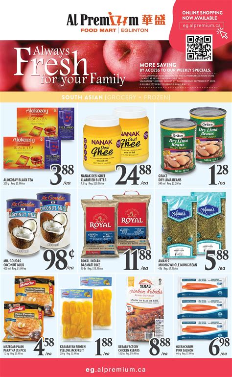 Al Premium Food Mart Eglinton Ave Flyer August To September