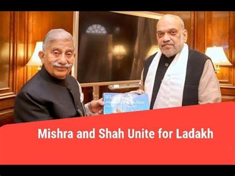 Mishra And Shah Unveil Exciting Plans For Ladakh S Future Youtube