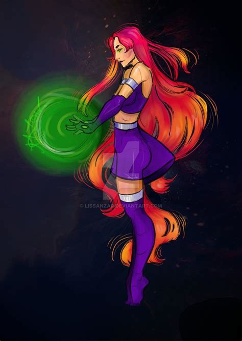 Starfire By Lissanzar On Deviantart Teen Titans Starfire Teen