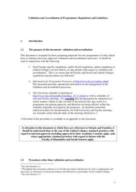 Fillable Online Dcu Validation Accreditation Regulations Guidelines