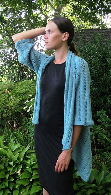 Ravelry Sea Glass Shawl Cardigan Pattern By Sarah Punderson