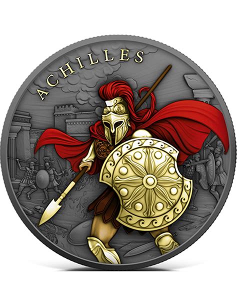 ACHILLES Victorious Edition Legendary Warriors Médaille d argent 1