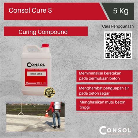 Jual Consol Cure S Curing Compound Mengurangi Penguapan Pada Pengecoran