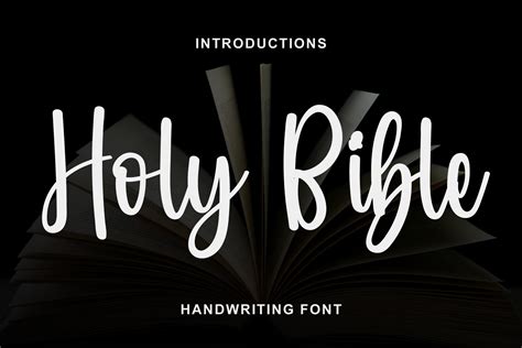 Holy Bible Font By YanStudio Creative Fabrica