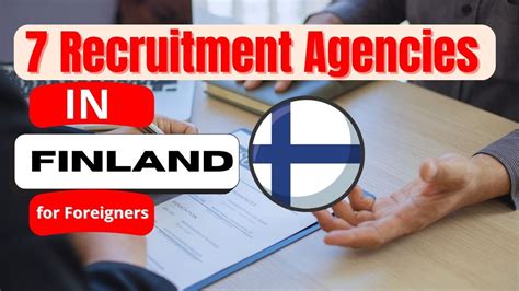 Recruitment Agencies In Finland For Foreigners That Can Help You Get