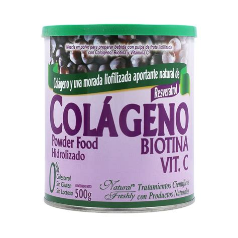 COLAGENO HIDROLIZADO CON RESVERATROL X 500 G N FRESHLY LEVEN