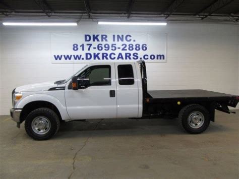 2011 Ford F 250 Flatbed X Cab 4x4 V8 Flatbed