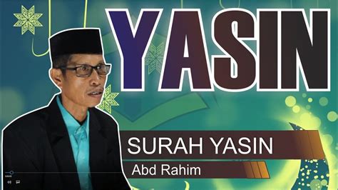 Surah Yasin Dalam Rumi Dan Jawi Surah Yasin Rumi Doa Yasin Lengkap