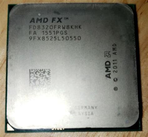 AMD FX-8320 FD8320FRW8KHK 3.5GHz Socket AM3+ 8-Core 125W Processor | eBay