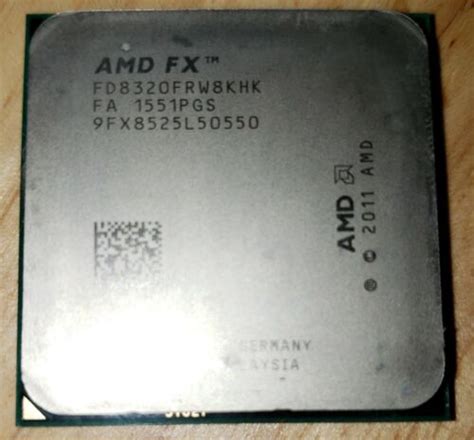 AMD FX 8320 FD8320FRW8KHK 3 5GHz Socket AM3 8 Core 125W Processor EBay