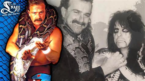 Jake The Snake Roberts On Working With Alice Cooper Youtube