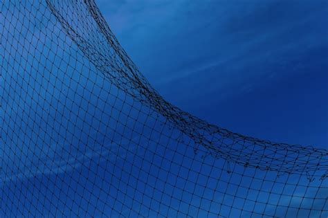 Premium Photo Low Angle View Of Barbed Wire Against Blue Sky