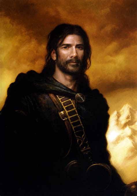 Boromir In The White Mountains Donato Giancola Middle Earth Lord