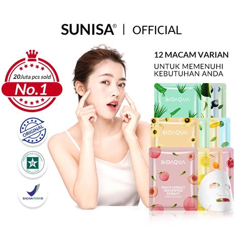 Jual Sunisa Bioaqua Essence Mask Whitening Moisturizing Skin Care