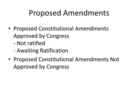 Ppt Constitutional Amendments Powerpoint Presentation Free Download