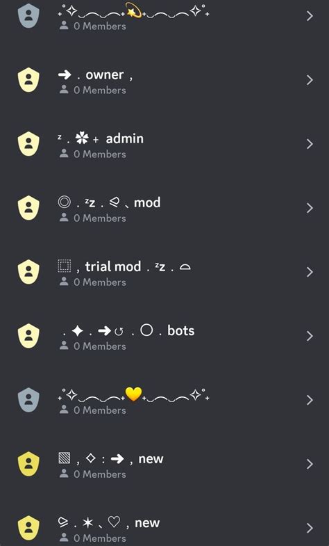 Yellow Discord Channels Inspo Ideas Discord Server Roles Ideas