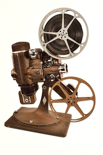 Film Projector Old Fashioned Film Reel Vertical Stock Photos Pictures