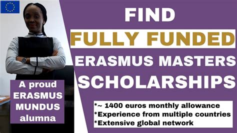 How To Apply For Fully Funded Erasmus Mundus Masters Scholarships