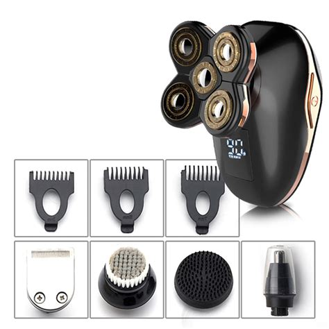 Beard Bald Head Shaver Beard Cordless Hair Grooming Trimmer Clipper Wet ...