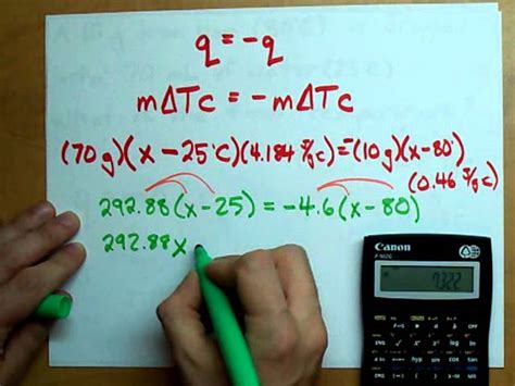 Final Equilibrium Temperature Equation Tessshebaylo