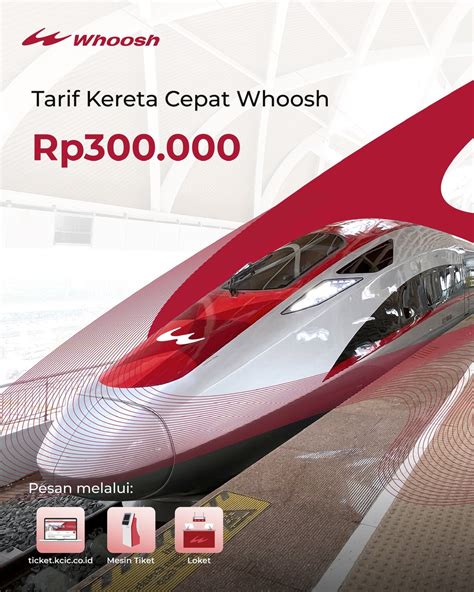 Tarif Resmi Kereta Cepat Whoosh : r/whooshHSR