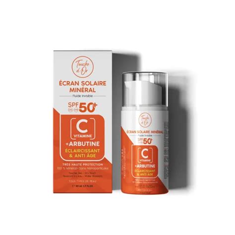 Touche D Or Cran Solaire Min Ral Fluide Invisible Spf Tous Types