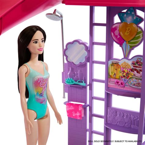 Barbie Dream Pool Playset With Slide Bubbling Hot Tub 20