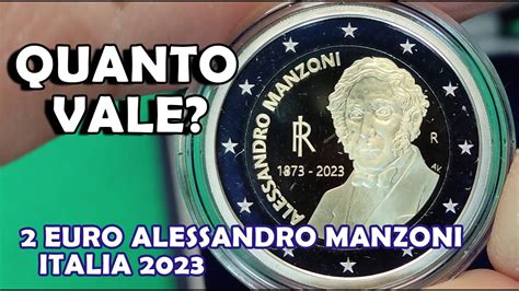 Euro Alessandro Manzoni Italia Moneta Proof Quanto Vale