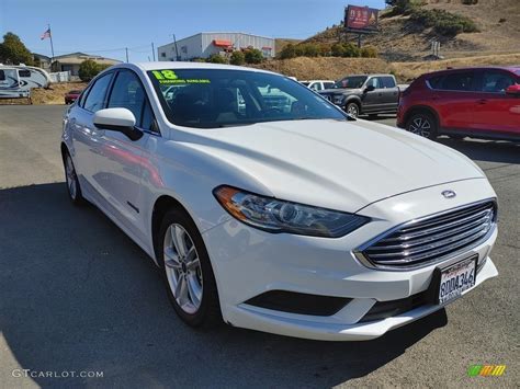 Oxford White Ford Fusion Hybrid Se Photo Gtcarlot