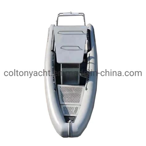 Luxury Ft Rib Semi Rigid Aluminum Hull Orca Hypalon Pvc Inflatable