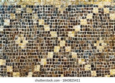 Antique Mosaic Depicting Swastika On Floor Stock Photo 1829619017