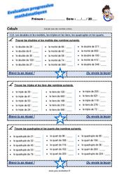 Calcul Mental Cm Imprimer