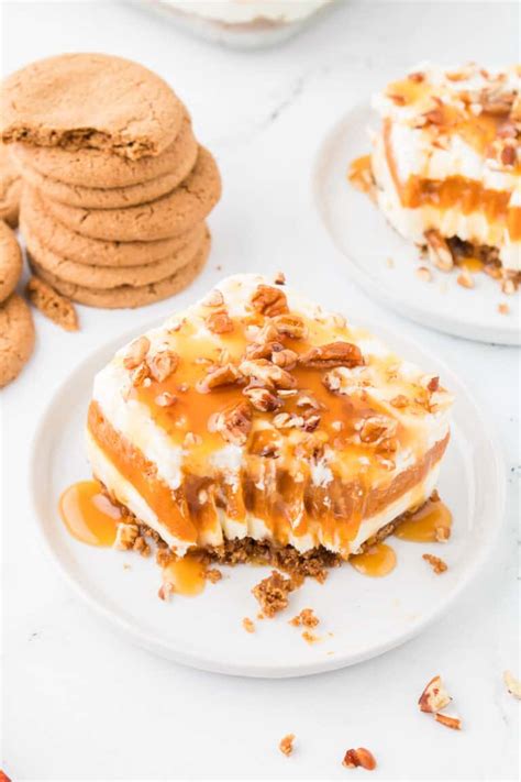 Best Pumpkin Delight Recipe Easy No Bake Dessert She S Not Cookin