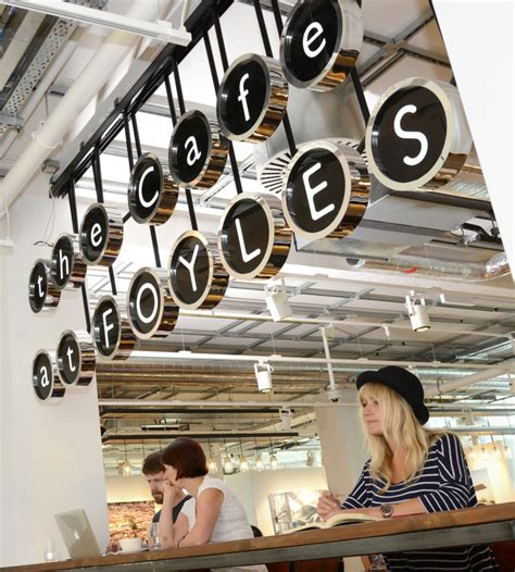 Foyles Charing Cross Cafe Interior Service