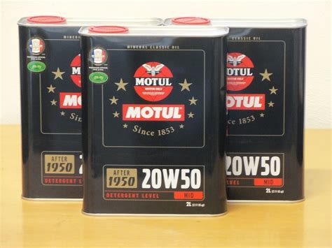 L Olio Motore Classico Motul Sae W X Litri Olio Minerale