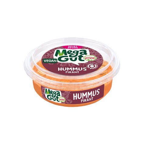 Popp Hummus Pikant Mit Paprika G Lebensmittel Versand Eu Leben