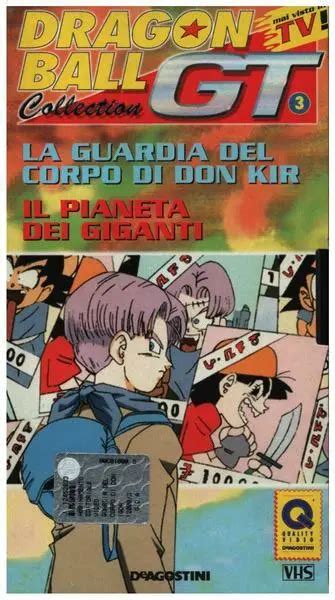 VHS AKIRA TORIYAMA Toei Animation Dragon Ball GT 28 Episodio 55 56