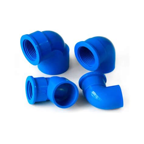 Pvc 90°elbow Solvent Weld X Female Bsp Thread Pressure Pipe Diy Whitegreyblue Eur 214